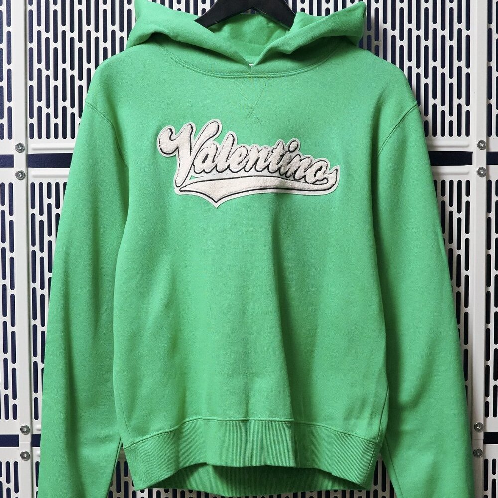 Valentino	LOGO EMBROIDERED HOODIE